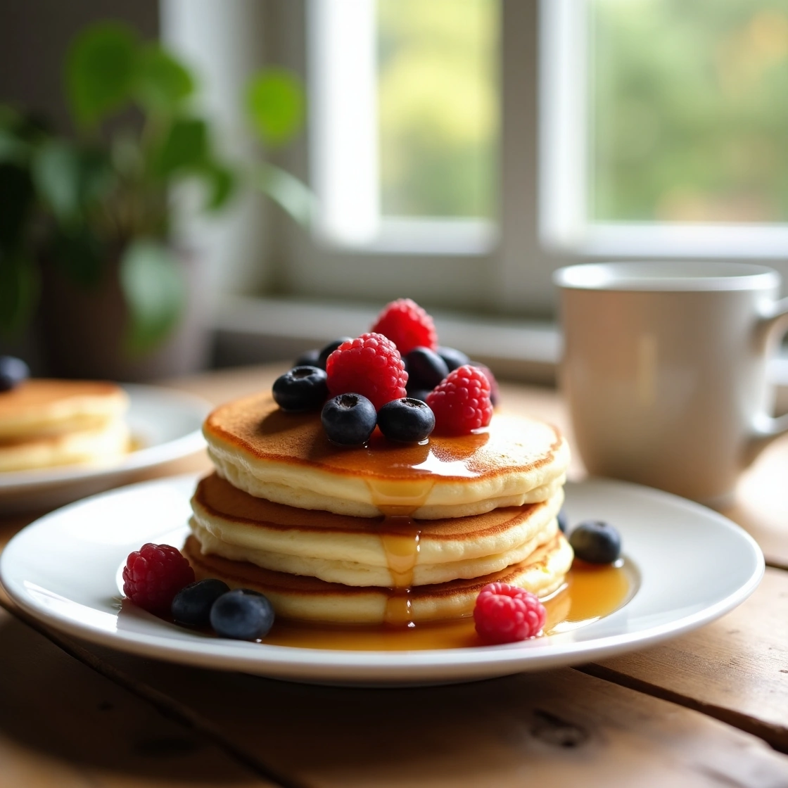 Flux_Dev_A_bright_and_cozy_breakfast_setting_with_fluffy_panca_2