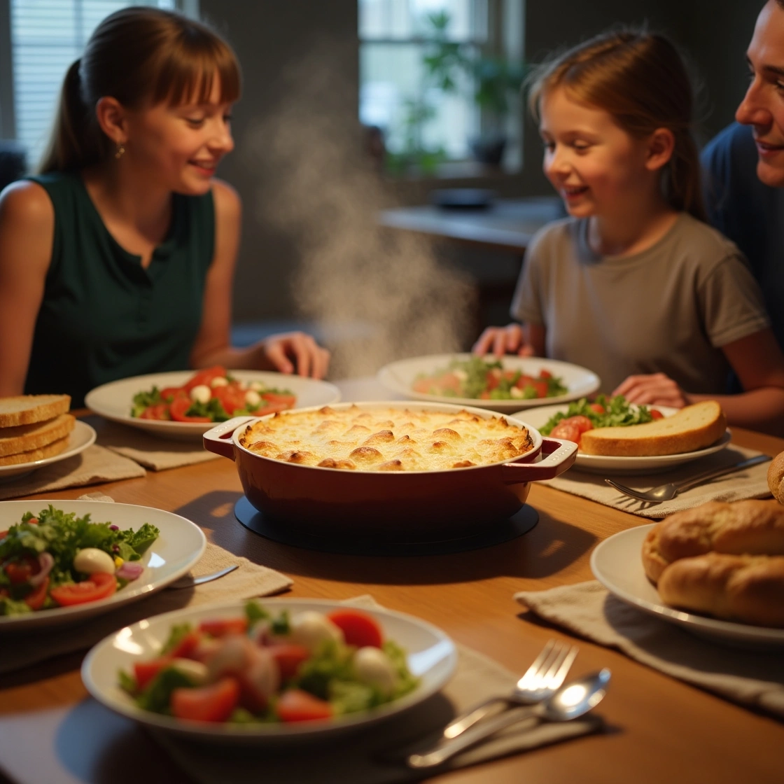 Flux_Dev_A_family_dinner_scene_with_a_casserole_dish_in_the_ce_3